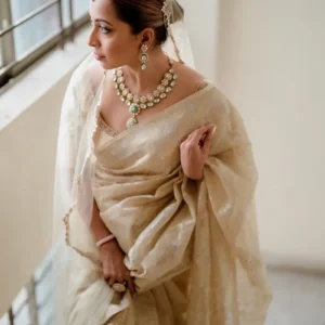 White Elegant Bridal Exclusive Saree