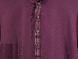 Safin Athi Burgundy Cotton Kurta – Classic Men's Ethnic Wear
