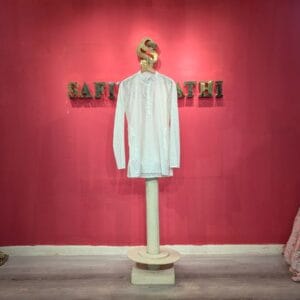 Men's White Short Panjabi | Classic Cotton Festive Kurta | Eid & Casual Wear