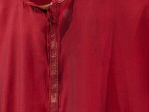 Safinaz Athi Men's Maroon Cotton Kurta – Classic Festive Wear